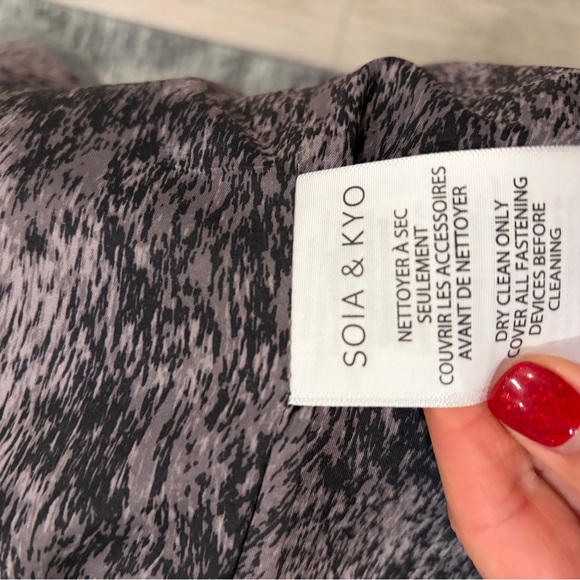 Soia & Kyo Charlena Fox Fur-Trim, Wool-Blend Coat - Picture 10 of 11